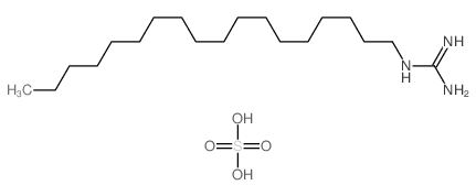 2-octadecylguanidine,sulfuric acid结构式