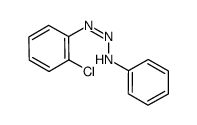 1-(2-chlorophenyl)-3-phenyltriaz-1-ene结构式