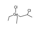 chloro(2-chloropropyl)diethylgermane Structure