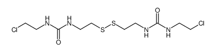 bis N,N'-(N-chloro-2 ethylcarbamoyl)cystamine Structure