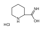 (S)-2-PIPERIDINECARBOXAMIDE HYDROCHLORIDE Structure