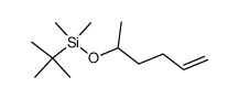 tert-butyl(hex-5-en-2-yloxy)dimethylsilane Structure