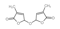 3-methyl-5-[(4-methyl-5-oxo-2H-furan-2-yl)oxy]-5H-furan-2-one结构式