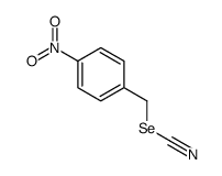 (4-nitrophenyl)methyl selenocyanate结构式