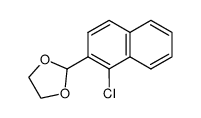 2-(1-chloro-2-naphthyl)-1,3-dioxolane结构式
