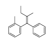 (2-methyl-1-phenyl-1-butenyl)toluene结构式