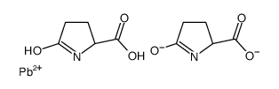 lead bis(5-oxo-L-prolinate) Structure