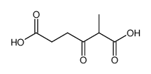2-methyl-3-oxo-hexanedioic acid Structure