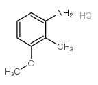 2-甲基-3-甲氧基苯胺盐酸盐结构式
