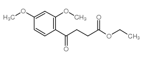 ETHYL 4-(2,4-DIMETHOXYPHENYL)-4-OXOBUTYRATE结构式
