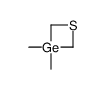 3,3-dimethyl-1,3-thiagermetane结构式