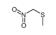 methylsulfanyl(nitro)methane Structure