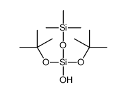 hydroxy-bis[(2-methylpropan-2-yl)oxy]-trimethylsilyloxysilane Structure