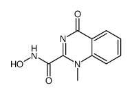 N-hydroxy-1-methyl-4-oxoquinazoline-2-carboxamide结构式