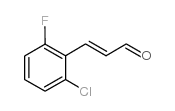 2-氯-6-氟肉桂醛结构式
