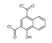 2,4-二硝基-1-萘酚结构式