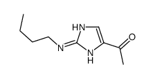 1-[2-(butylamino)-1H-imidazol-5-yl]ethanone结构式
