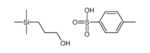 4-methylbenzenesulfonic acid,3-trimethylsilylpropan-1-ol Structure