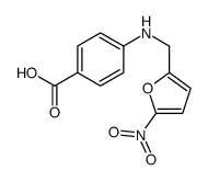 4-[(5-nitrofuran-2-yl)methylamino]benzoic acid结构式