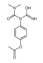 [4-[carbamoyl(dimethylcarbamoyl)amino]phenyl] acetate Structure