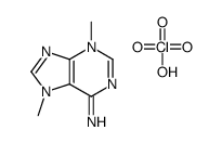 3,7-dimethylpurin-6-imine,perchloric acid结构式