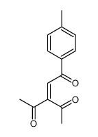 3-acetyl-1-(4-methylphenyl)pent-2-ene-1,4-dione结构式