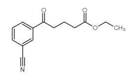 ETHYL-5-(3-CYANOPHENYL)-5-OXOVALERATE结构式