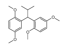 2-[1-(2,5-dimethoxyphenyl)-2-methylpropyl]-1,4-dimethoxybenzene Structure