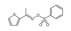 Ethanone, 1-(2-thienyl)-, O-(phenylsulfonyl)oxime结构式