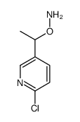 O-[1-(6-chloropyridin-3-yl)ethyl]hydroxylamine Structure