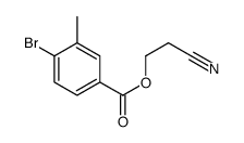2-cyanoethyl 4-bromo-3-methylbenzoate Structure