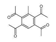 1-(2,4,5-triacetyl-3-methylphenyl)ethanone结构式
