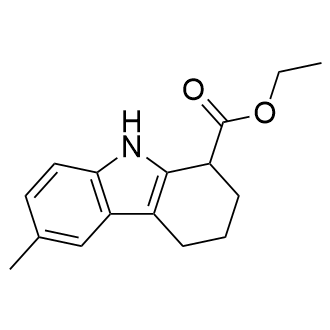 6-甲基-2,3,4,9-四氢-1H-咔唑-1-甲酸乙酯结构式