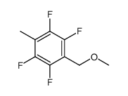 4-methoxymethyl-2,3,5,6-tetrafluorotoluene结构式