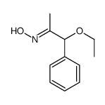 N-(1-ethoxy-1-phenylpropan-2-ylidene)hydroxylamine Structure