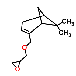 2-[[(6,6-DIMETHYLBICYCLO[3.1.1]HEPT-2-EN-2-YL)METHOXY]METHYL]OXIRANE结构式