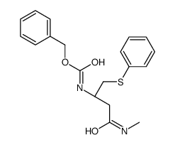 (R)-(4-(甲基氨基)-4-氧代-1-(苯基硫代)-2-丁基)氨基甲酸苄酯结构式