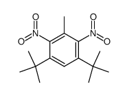 1,5-di-tert-butyl-3-methyl-2,4-dinitro-benzene结构式