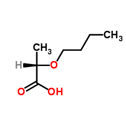 (2S)-2-Butoxypropanoic acid结构式