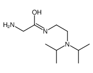 2-amino-N-[2-[di(propan-2-yl)amino]ethyl]acetamide结构式