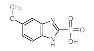 5-Methoxy-1H-benzo[d]imidazole-2-sulfonic acid structure