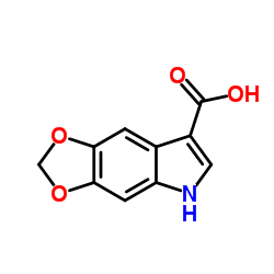 5,6-亚甲基二氧吲哚-3-羧酸图片