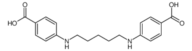 4,4’-(1,5-Pentanediyldiimino)dibenzoic Acid Structure