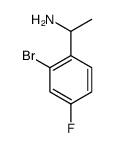 1-(2-Bromo-4-fluorophenyl)ethanamine Structure
