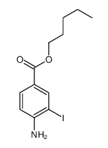 4-氨基-3-碘苯甲酸戊酯结构式