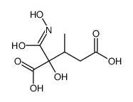 2-hydroxy-2-(hydroxycarbamoyl)-3-methylpentanedioic acid Structure