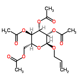 Allyl 2,3,4,6-tetra-O-acetyl-α-D-mannopyranoside Structure