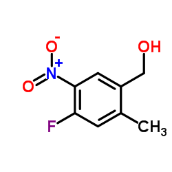 (4-Fluoro-2-methyl-5-nitrophenyl)methanol结构式