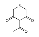 4-acetylthiane-3,5-dione Structure
