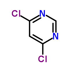 4,6-dichloropyrimidine Structure